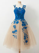 AABEI DRESS New Homecoming Dress Charming A-Line Sleeveless Applique Retro Short Prom Dresse