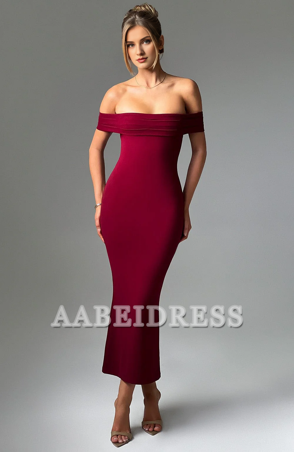 Formal Wear Dresses Prom Dresses Elegant Mermaid Strapless Sheath Fashion Dresses Exquisite Wedding Guests Dresses