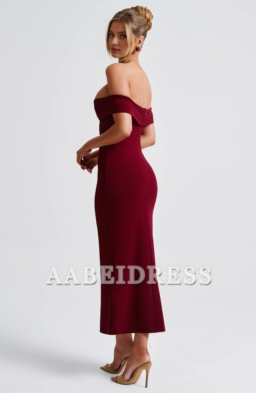 Formal Wear Dresses Prom Dresses Elegant Mermaid Strapless Sheath Fashion Dresses Exquisite Wedding Guests Dresses