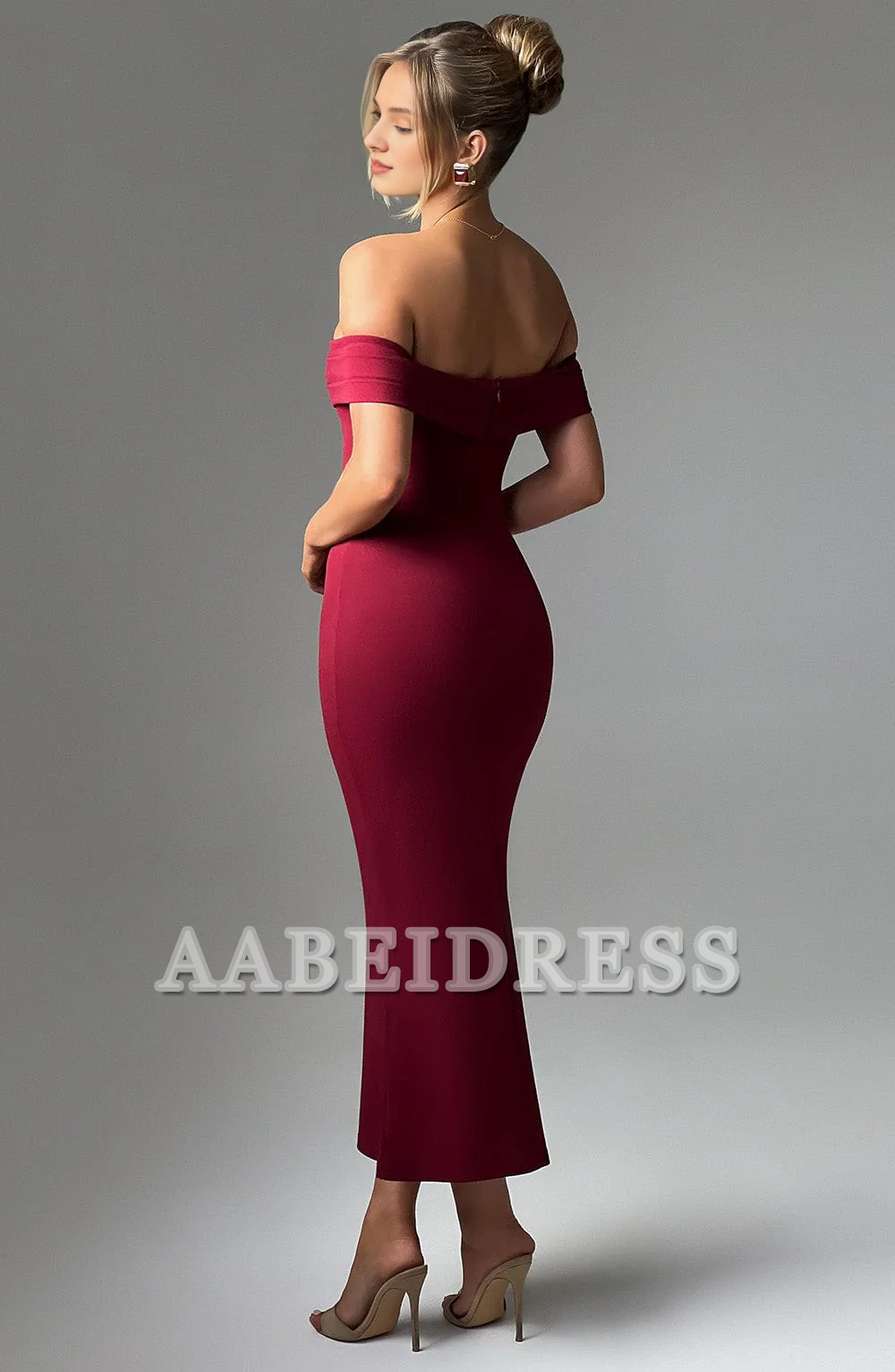 Formal Wear Dresses Prom Dresses Elegant Mermaid Strapless Sheath Fashion Dresses Exquisite Wedding Guests Dresses