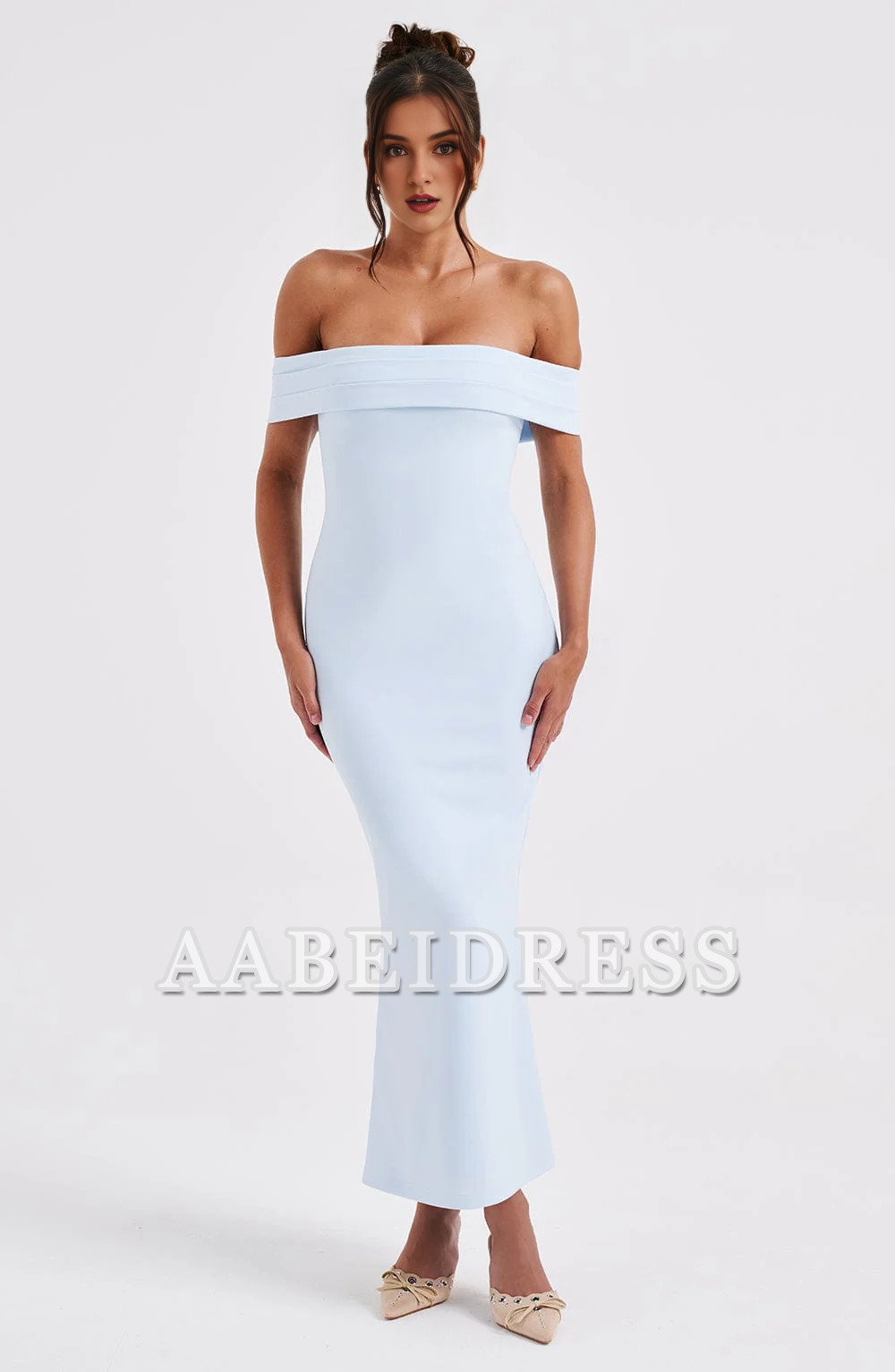 Formal Wear Dresses Prom Dresses Elegant Mermaid Strapless Sheath Fashion Dresses Exquisite Wedding Guests Dresses