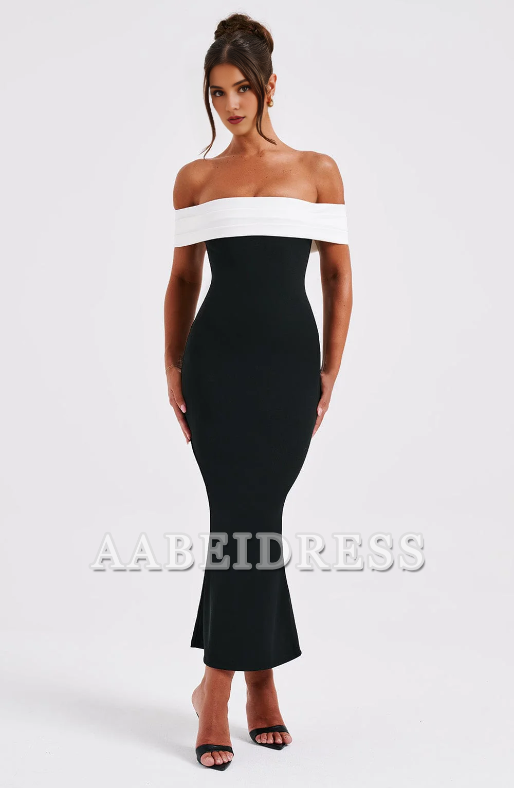 Formal Wear Dresses Prom Dresses Elegant Mermaid Strapless Sheath Fashion Dresses Exquisite Wedding Guests Dresses