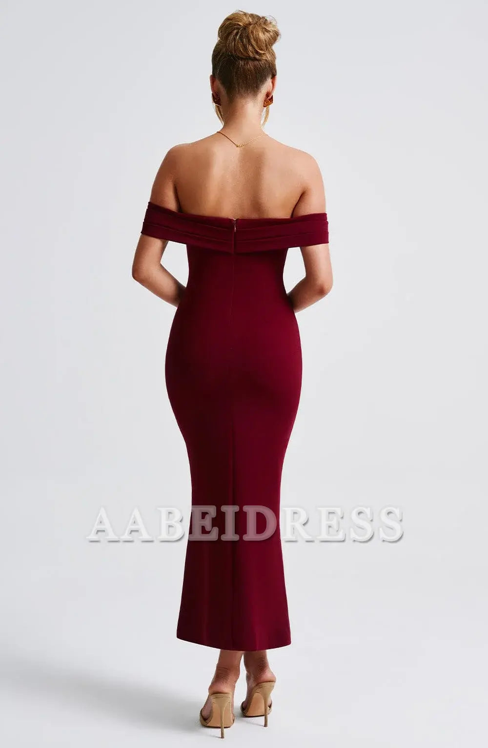 Formal Wear Dresses Prom Dresses Elegant Mermaid Strapless Sheath Fashion Dresses Exquisite Wedding Guests Dresses