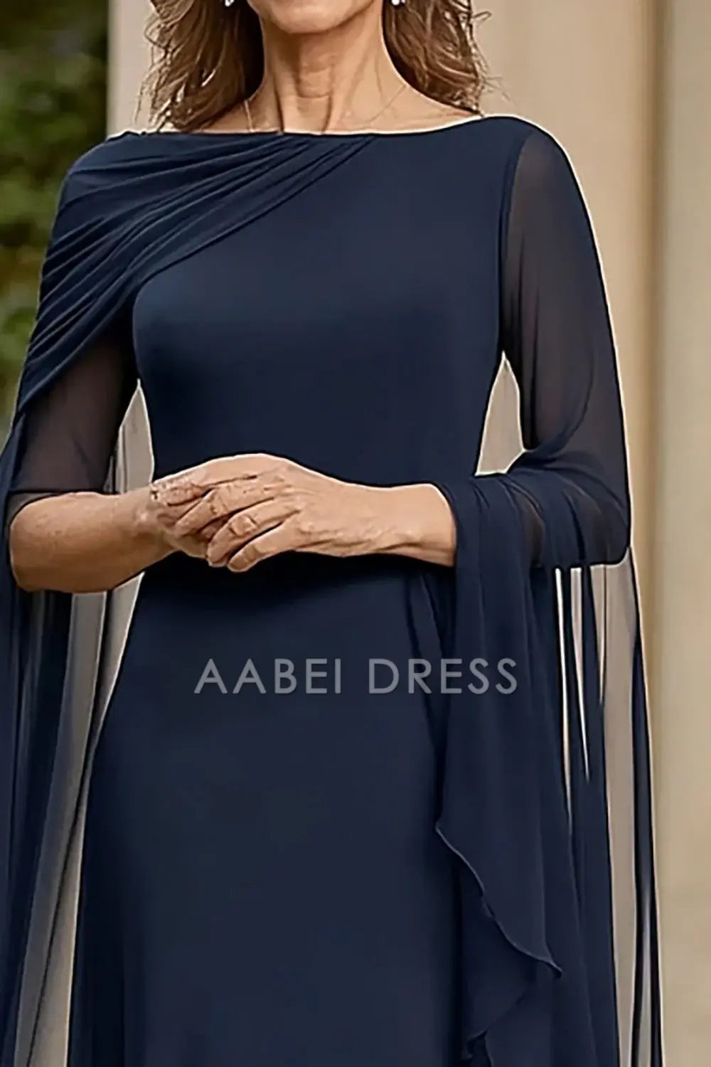 AABEI DRESS Mother Of The Bride Dress Exquisite Chiffon A Line Flutter Sleeves Fashion Formal Wear Dresse