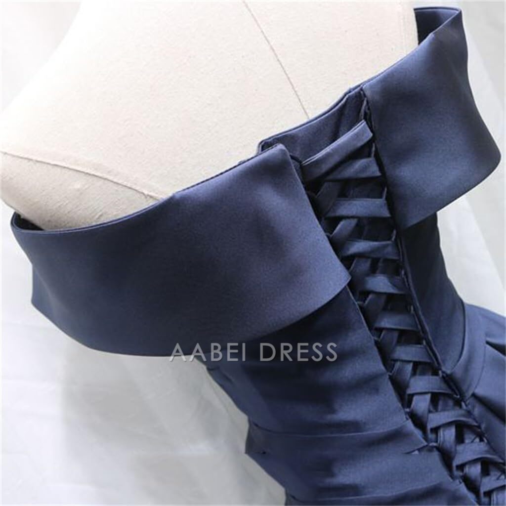 AABEI DRESS New Homecoming Dress Elegant A-Line Sleeveless Off Shoulder Pleated Beautiful Simple Short Prom Dresse