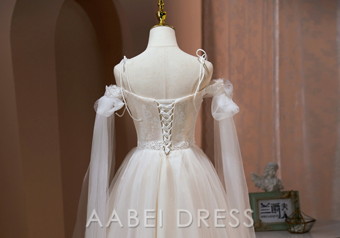 AABEI DRESS New Homecoming Dress Exquisite A-Line Spaghetti Straps Sleeveless Beadwork Appliques Luxurious Short Prom Dresse
