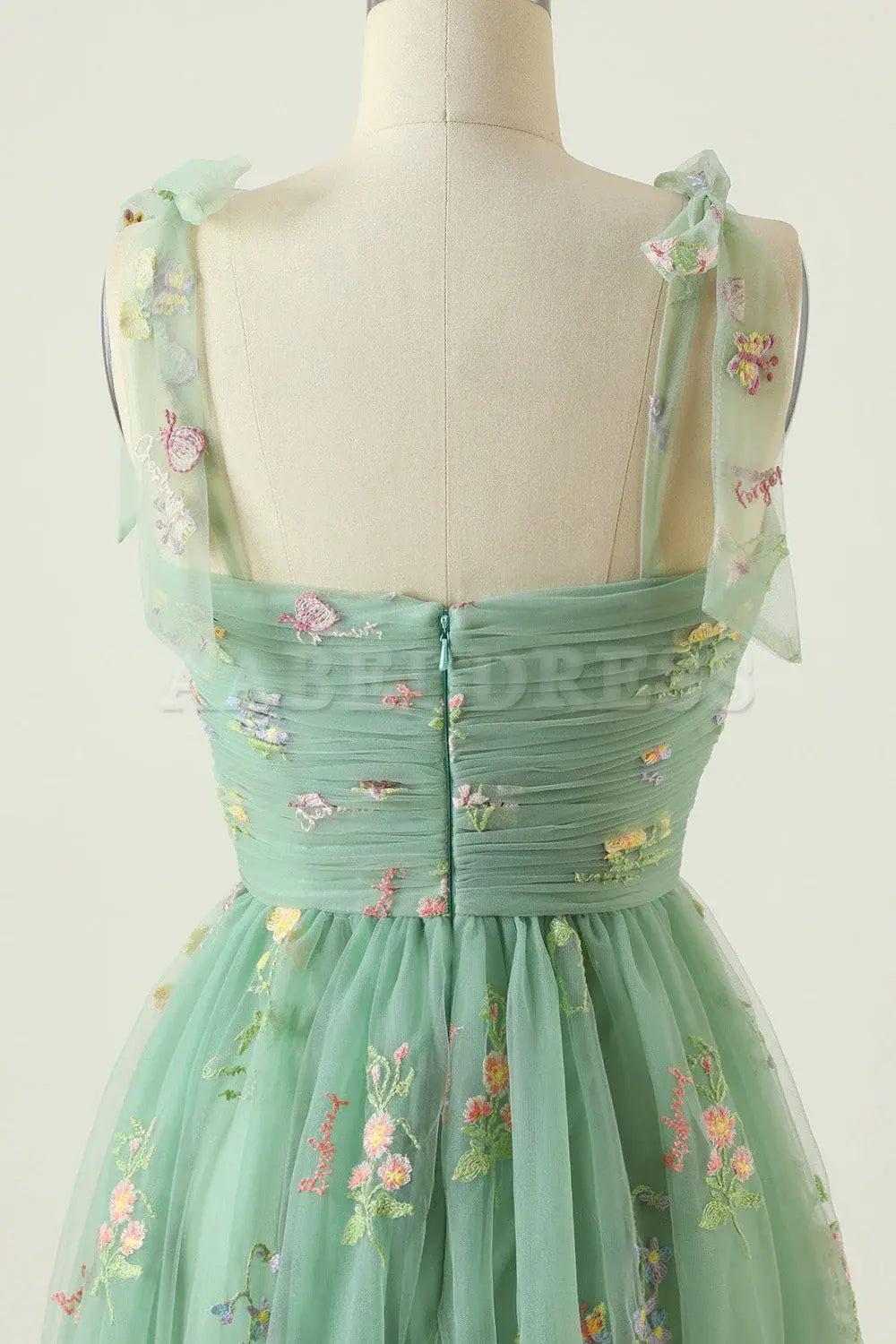 Prom Dress Tulle A Line Spaghetti Straps Floral Long Embroidery Lace High Quality Formal Wear Dresses