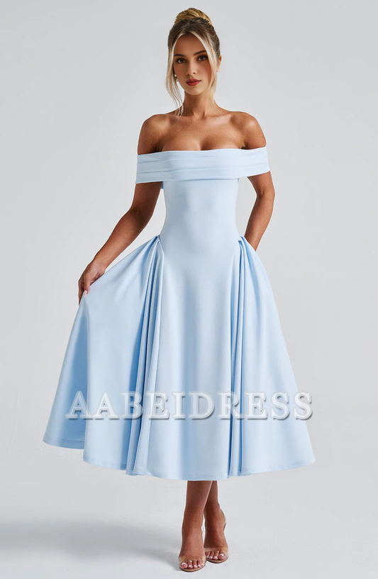Formal Wear Dresses Prom Dresses Exquisite Pleated Bateau Neckline High Quality Luxury Dresses Wedding Guests Dresses