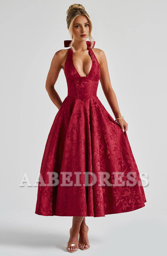 Formal Wear Dresses Bridesmaid Dresses A Line Plunge Neckline Backless Sexy Dresses High Quality Wedding Guests Dresses