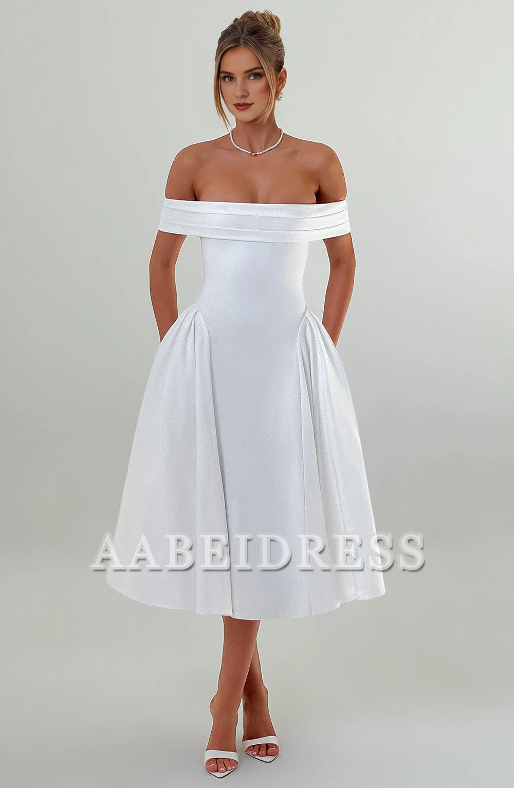 Formal Wear Dresses Prom Dresses Exquisite Pleated Bateau Neckline High Quality Luxury Dresses Wedding Guests Dresses