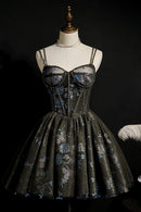 AABEI DRESS New Homecoming Dress Charming A-Line Sweetheart spaghetti straps sleeveless beading Sparkle Short Prom Dresse