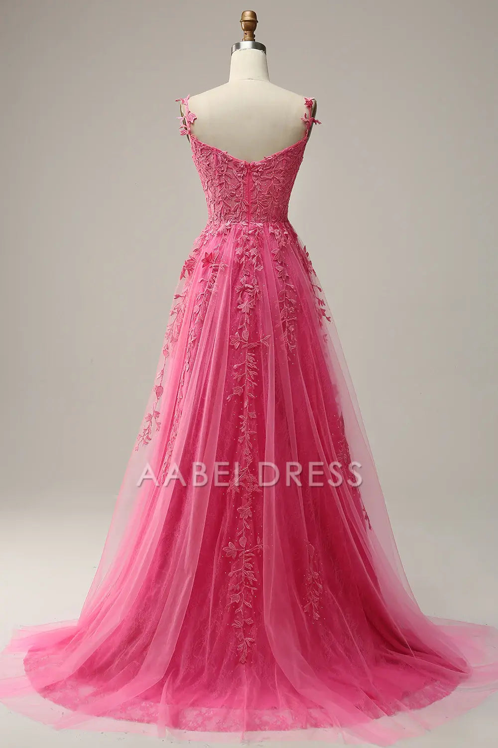 AABEI DRESS Hot Sale Prom Dress Exquisite A Line Sweetheart Spaghetti Straps Fashion With Appliques Formal Dress