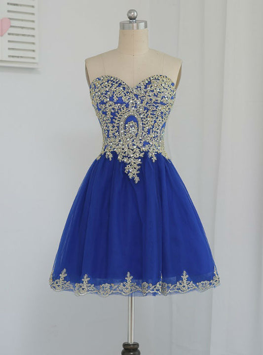 AABEI DRESS New Homecoming Dress Elegant A-Line Sweetheart Off the Shoulder Beading Lace Appliques Sparkle Short Prom Dresse
