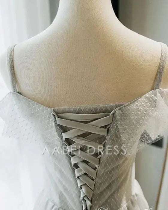 AABEI DRESS New Homecoming Dress Elegant A Line Tea Length Off the Shoulder with Lace Appliques Prom Dress