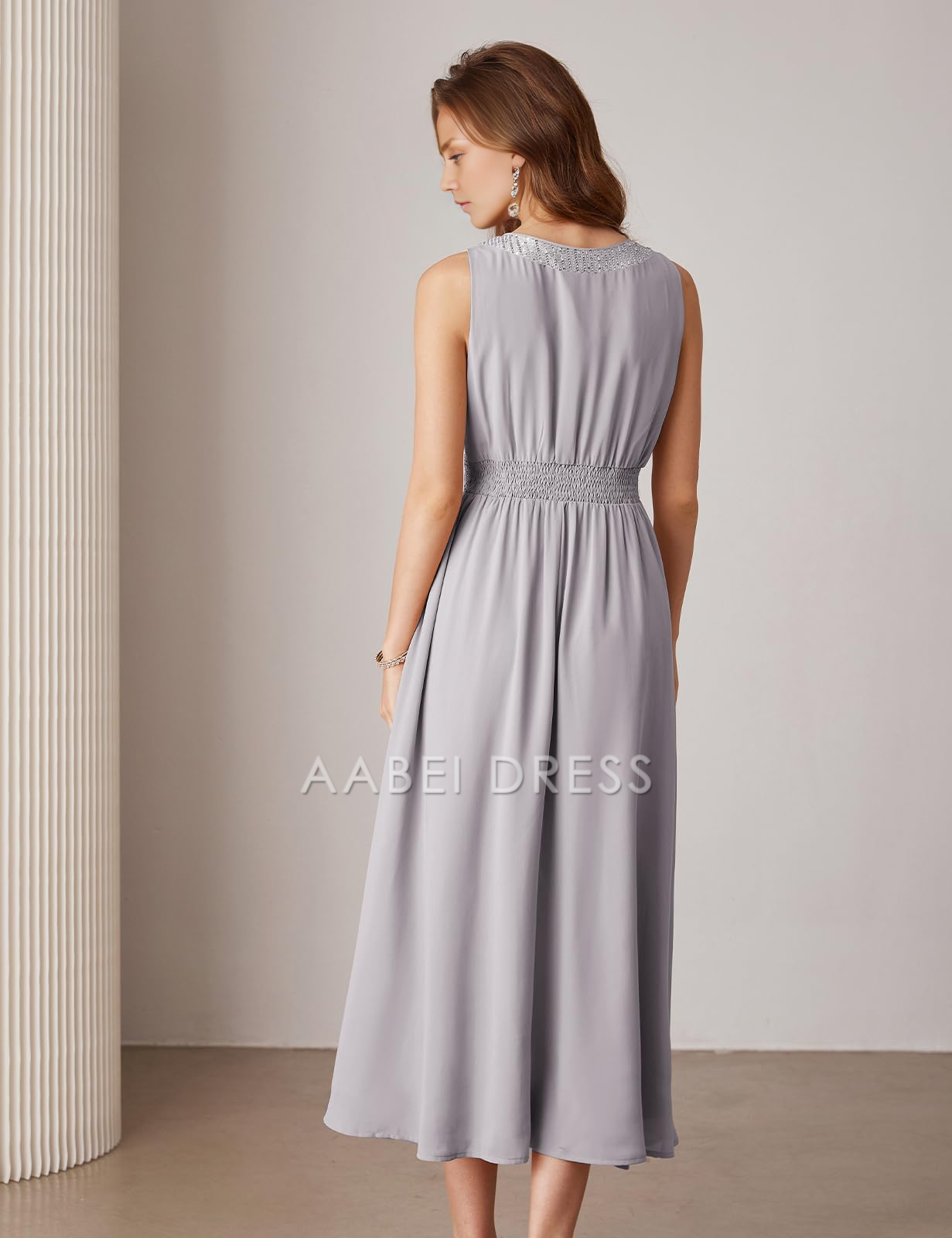 AABEI DRESS High Quality Mother of The Bride Dress Two Piece Dress Sequin Exquisite Dress Formal Dresses