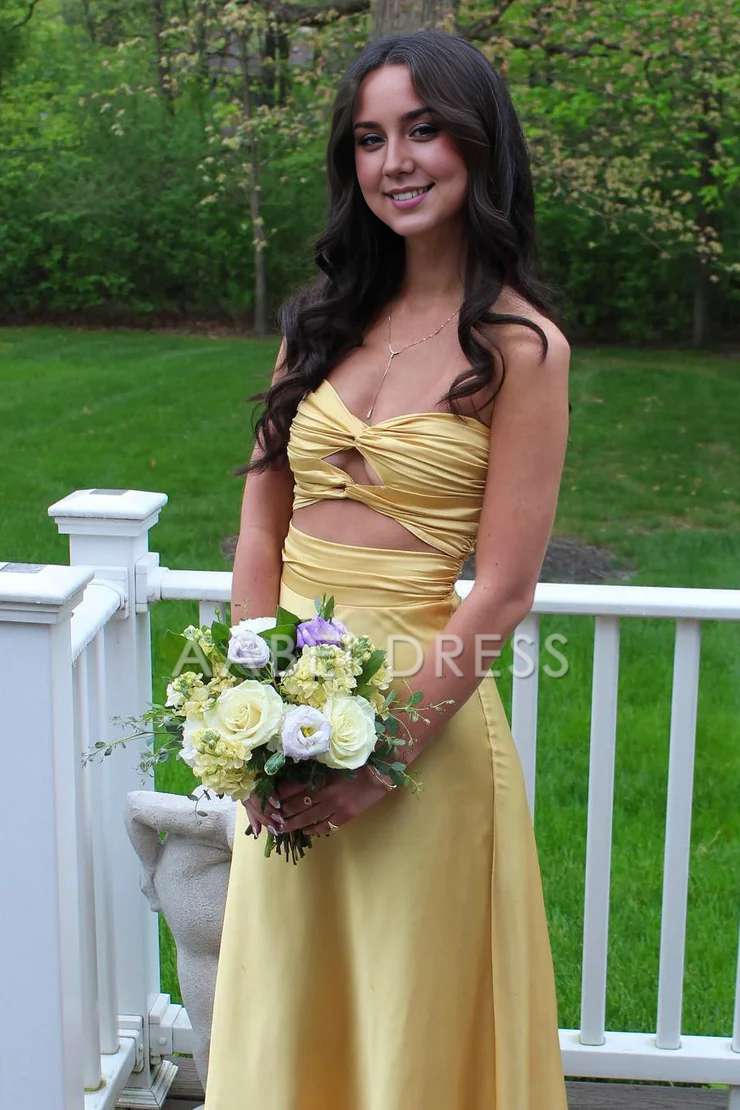 AABEI DRESS Prom Dress Charming Mermaid Sheath Sweetheart Keyhole Satin Sexy Fashion Formal Dress