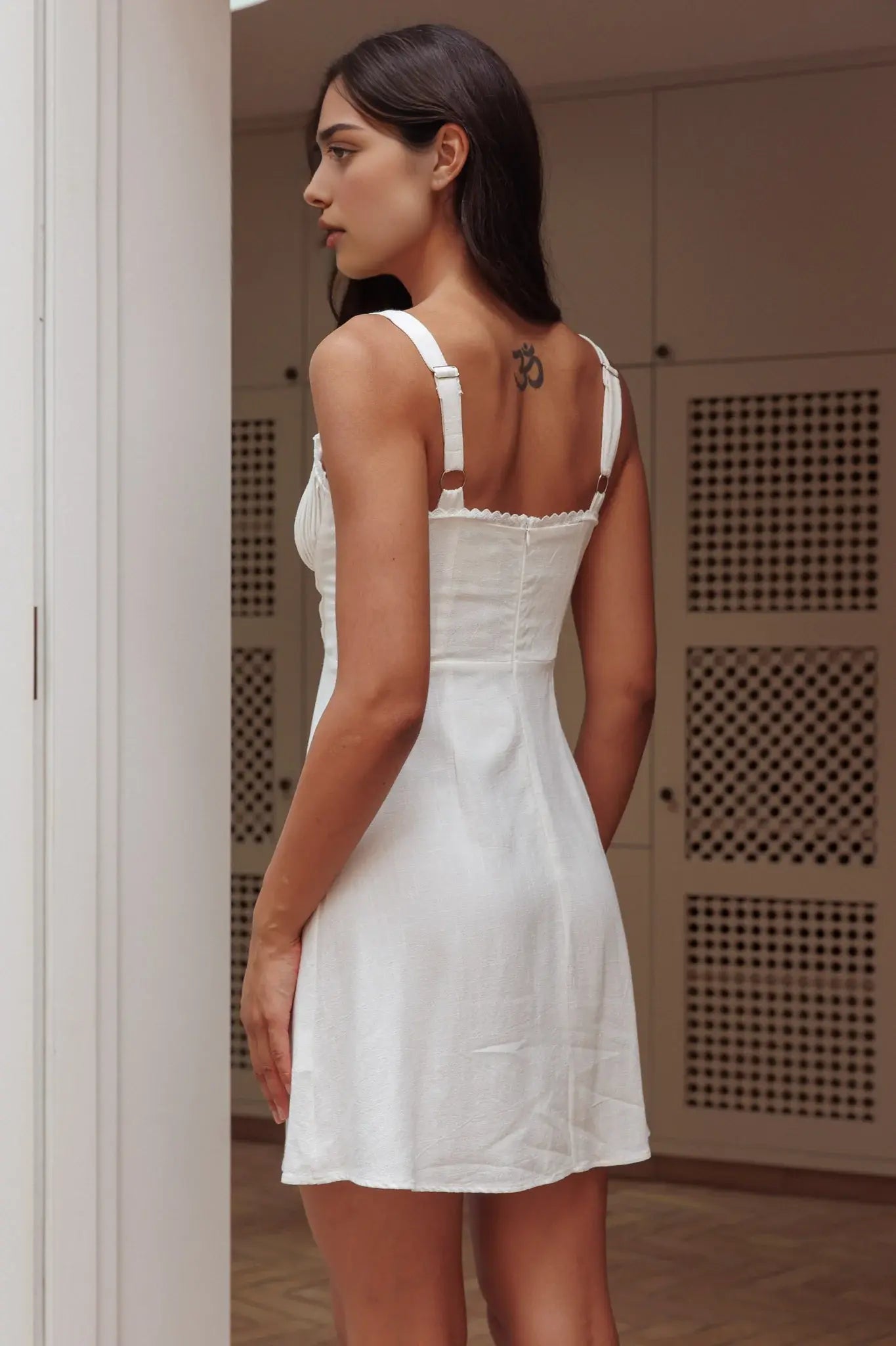 Elegant A Line V Neck Pleated Corset Wide Shoulder Straps Hot Pink Mini Dress Hot Sale Homecoming Dress