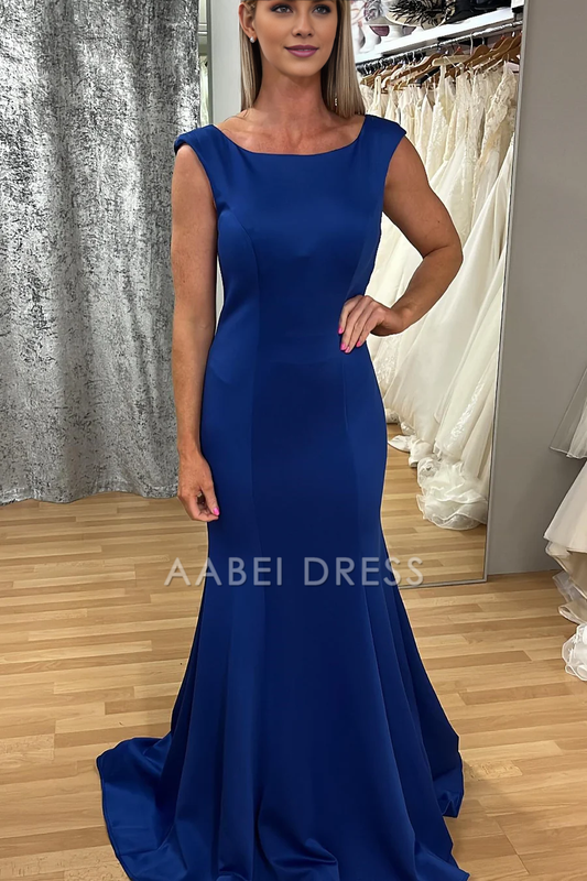 AABEI DRESS High Quality Mother of The Bride Dress Sleeveless Cascading Ruffle Backless Charming Mermaid Elegant Dresses Formal Dresses
