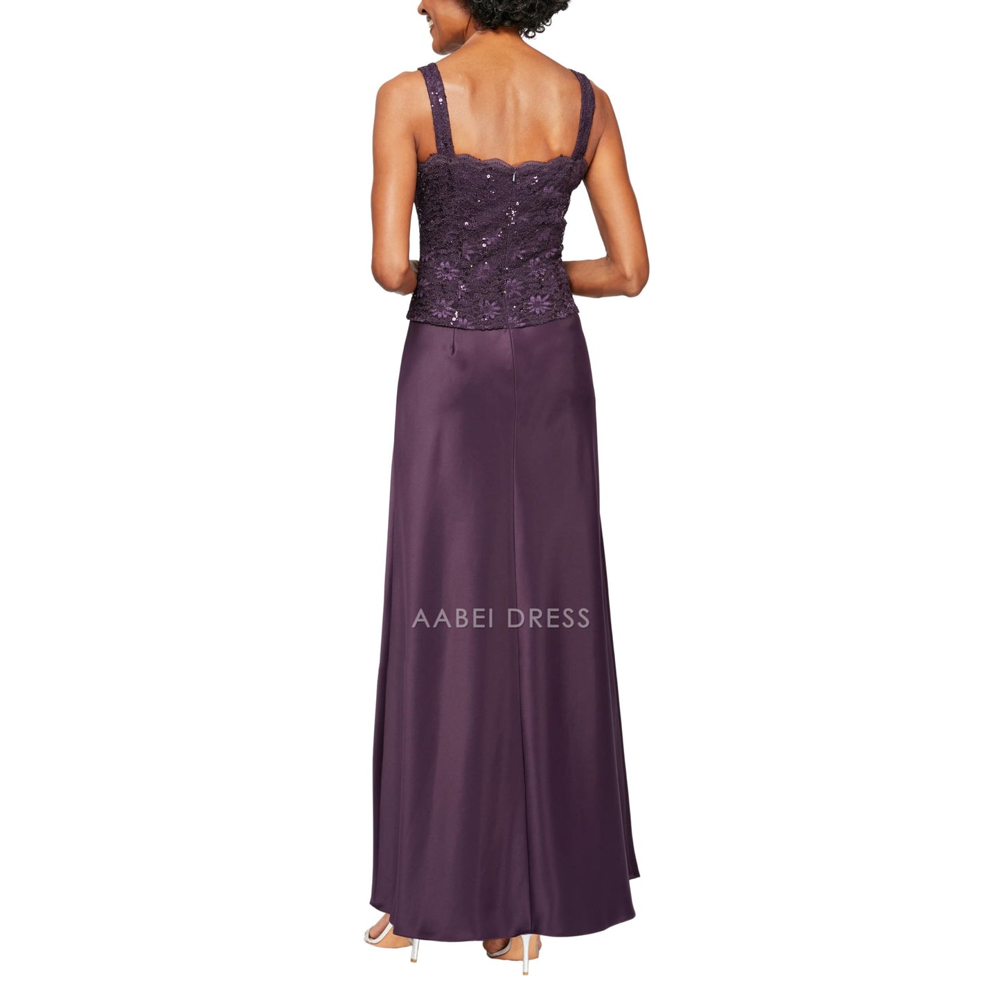 AABEI DRESS High Quality Mother of The Bride Dress Two Piece with Lace Jacket Exquisite Dresses Formal Dresses