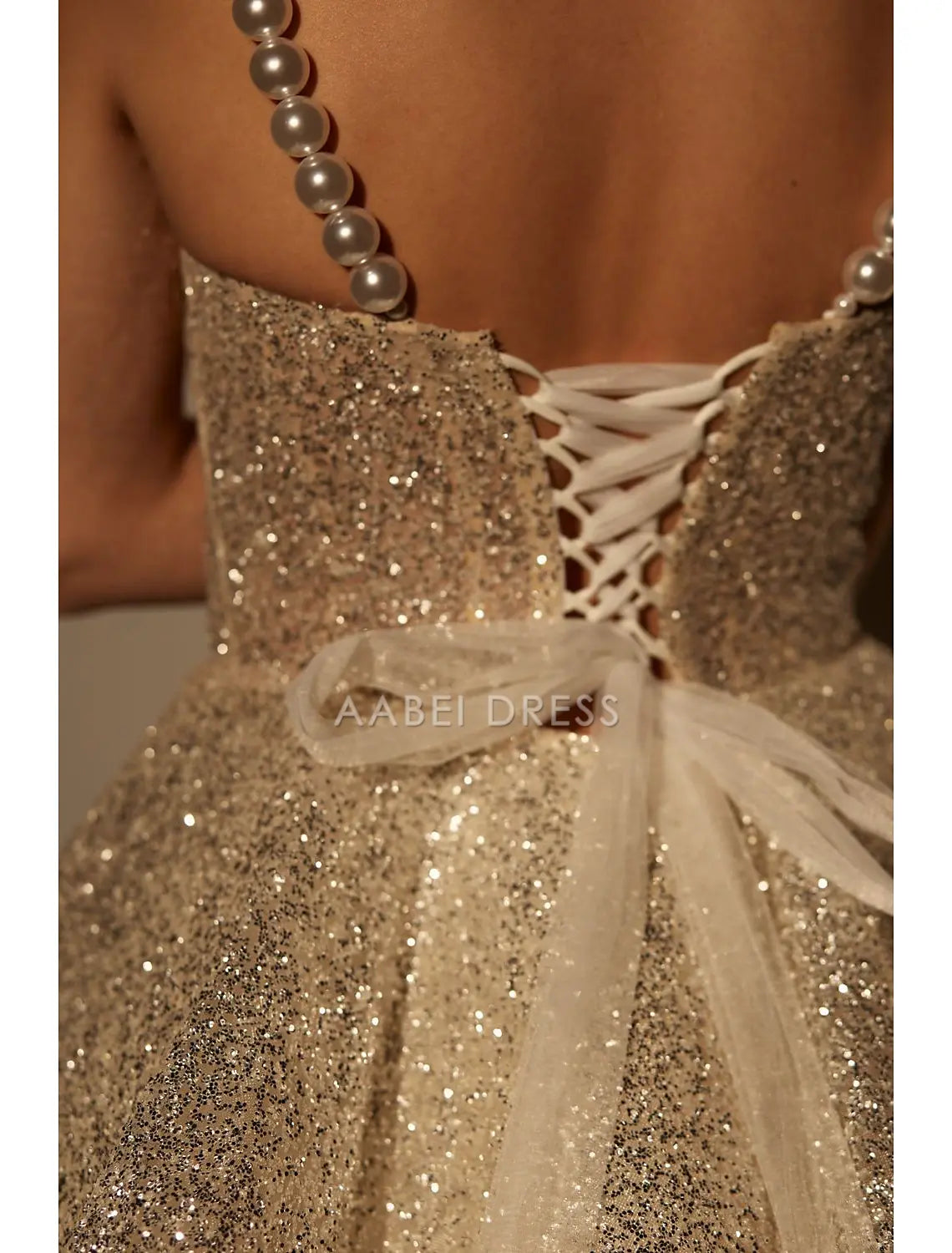 AABEI DRESS New Homecoming Dress A-Line Sparkle Cocktail Party Birthday Sleeveless Beaded Shoulder Strap Glitter Fashion Short Prom Dresse