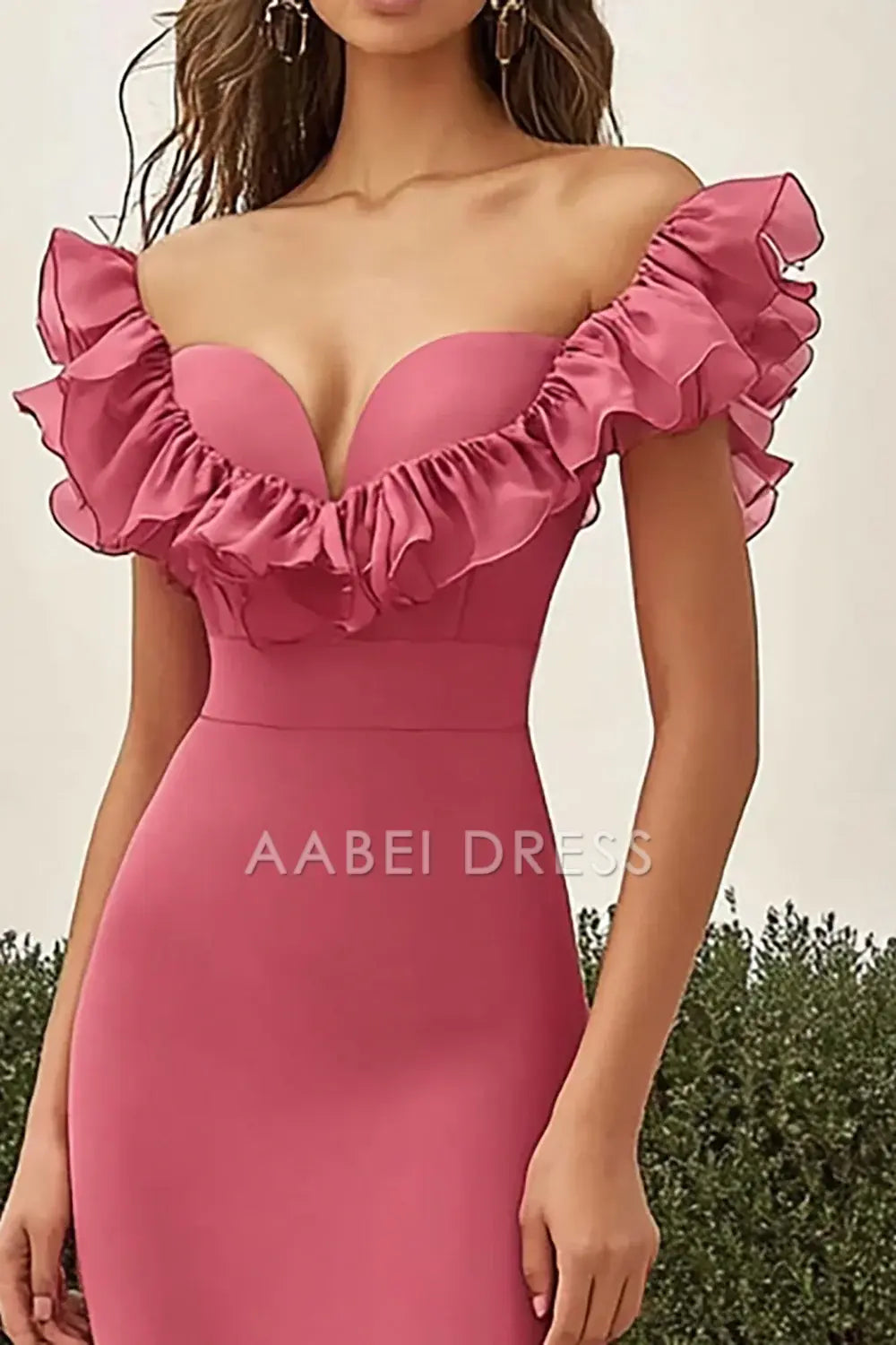 AABEI DRESS Hot Sale Prom Dress Exquisite Mermaid Sweetheart Long With Ruffles Unique Formal Dress