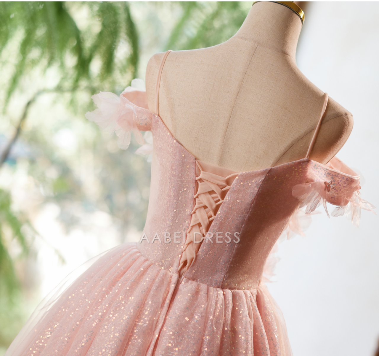AABEI DRESS New Homecoming Dress Fantastic A-Line Spaghetti Straps Sleeveless 3D Flower Fashion Sweet Short Prom Dresse