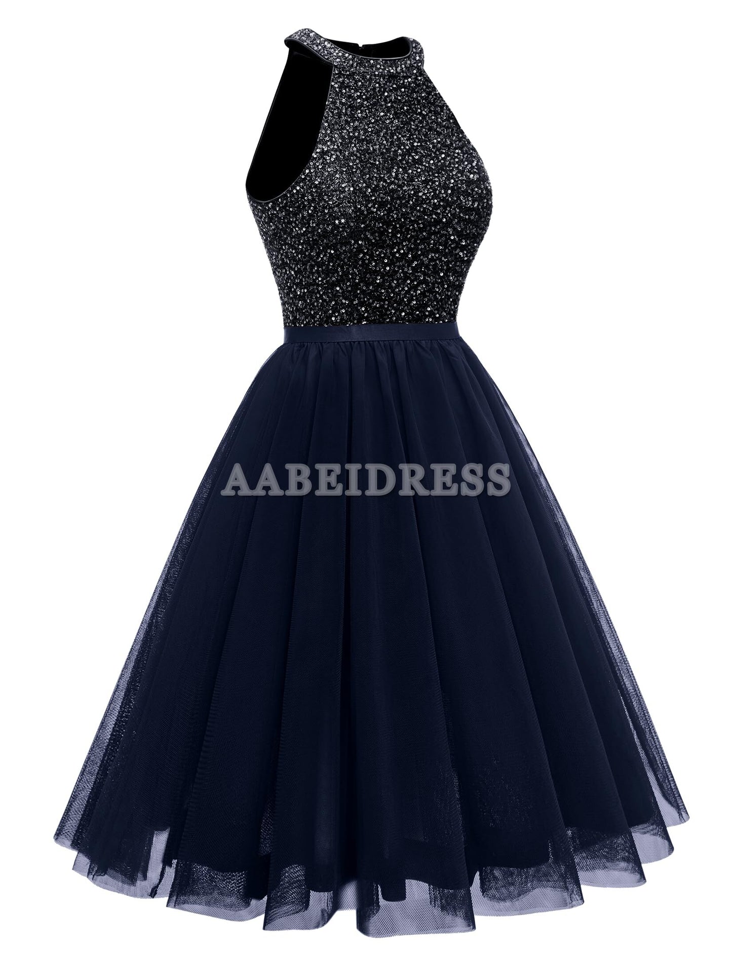 Prom Dress Homecoming Dresses Sequin Dress A Line Prom Cocktail Swing Tulle Dress Sparkly Wedding Guest Dresses Formal Wear Dresses