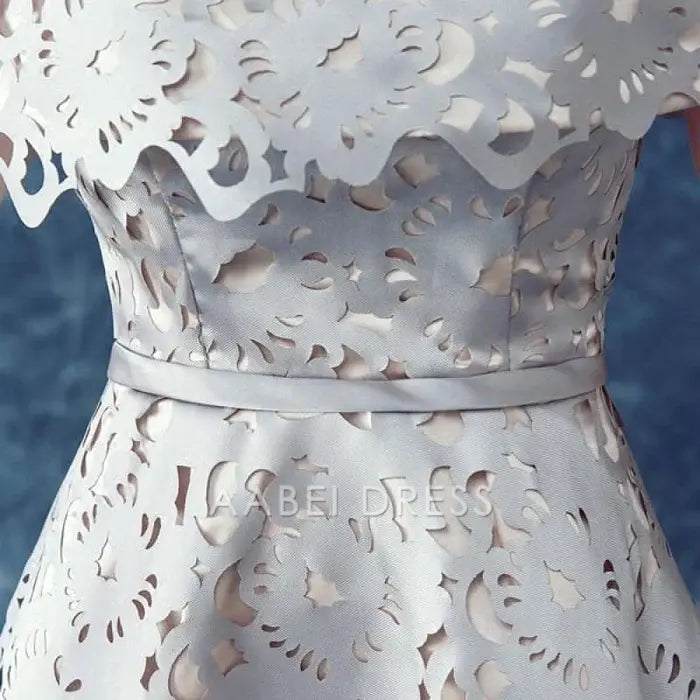 AABEI DRESS New Homecoming Dress A Line Off Shoulder Retro Lace Fashion Short Prom Dress