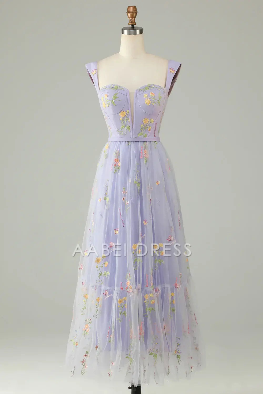 AABEI DRESS Hot Sale Prom Dress Exquisite A Line Sweetheart Embroidery Fantastic Long Party Dress