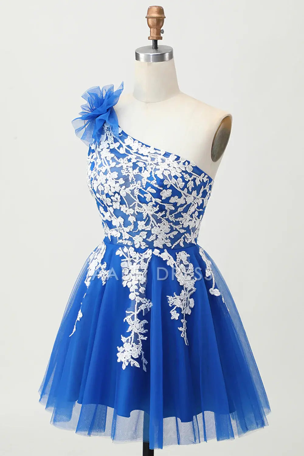 AABEI DRESS For Women Short Prom Dress Exquisite A Line One Shoulder With Lace Applique Backless Romantic Dress Affordable Hot Sale Homecoming Dress