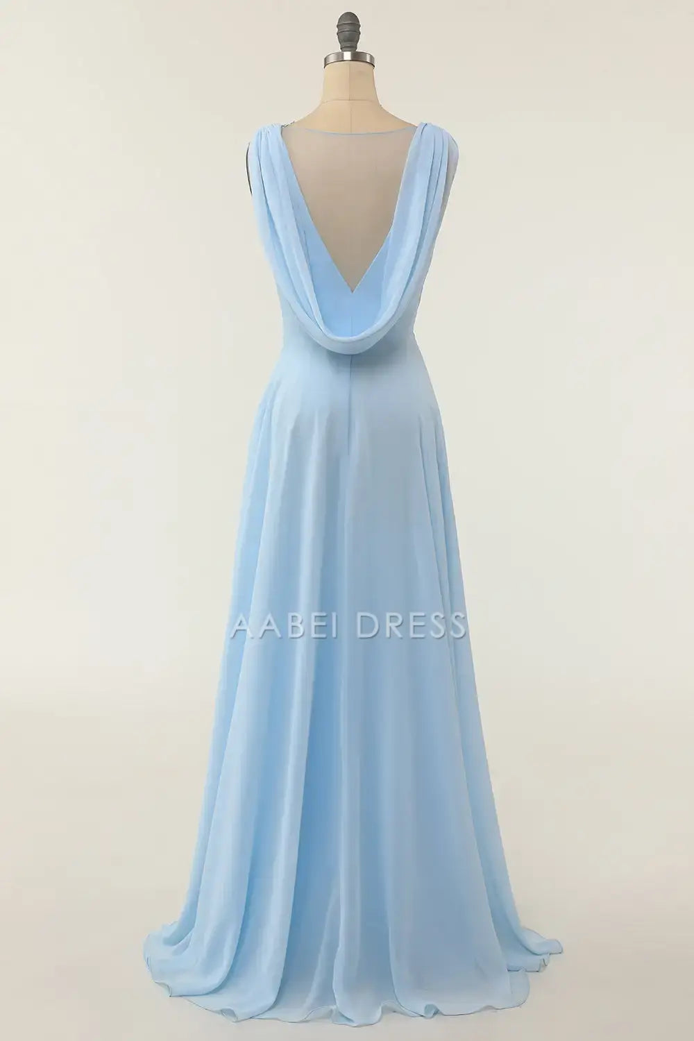 AABEI DRESS Formal Wear Dresses A Line V Neck Sleeveless Pleated Lace Applique Backless Exquisite Hot Sale Prom Dress