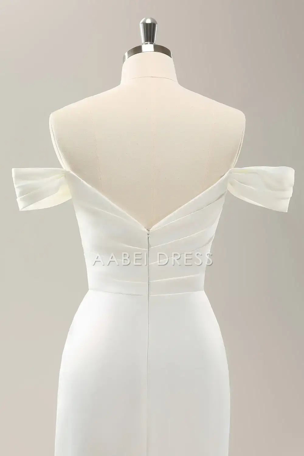 AABEI DRESS Formal Wear Dresses Elegant Mermaid Off The Shoulder Backless Pleated Slit Fashion Wedding Dress