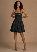 AABEI DRESS Formal Wear Dresses Short Prom Dress Sequin A Line Spaghetti Strap Backless Sexy Dress Sparkle Hot Sale Homecoming Dress