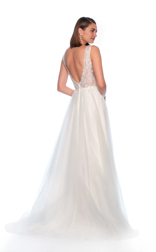 AABEI DRESS Exquisite A Line Sweetheart Neckline Spaghetti Strap Sleeveless Lace Applique Backless Fantastic Wedding Dress