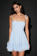 AABEI DRESS For Women Short Prom Dress Buy Chiffon A-Line Spaghetti Straps Backless Ruched Cute Hot Sale Homecoming Dress