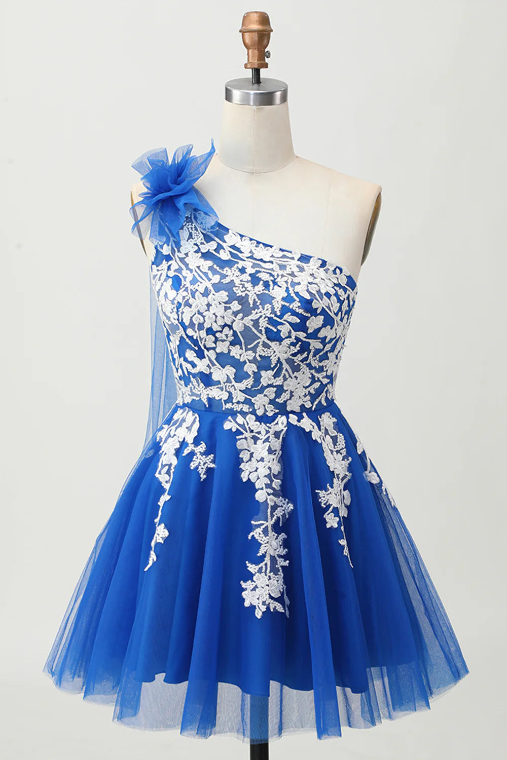 AABEI DRESS For Women Short Prom Dress Exquisite A Line One Shoulder With Lace Applique Backless Romantic Dress Affordable Hot Sale Homecoming Dress
