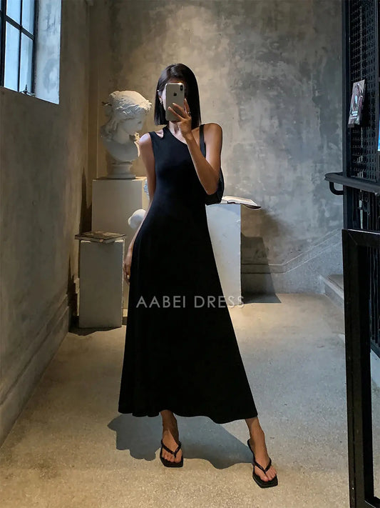 AABEI DRESS Formal Wear Dresses Elegant Sheath Cutout One-Shoulder Backless Simple Long Dress Hot Sale Prom Dress