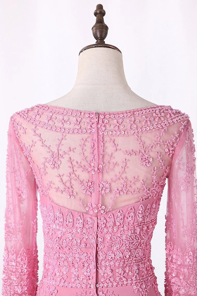 Mermaid Chiffon Beaded Bodice Mother Of The Bride Dresses