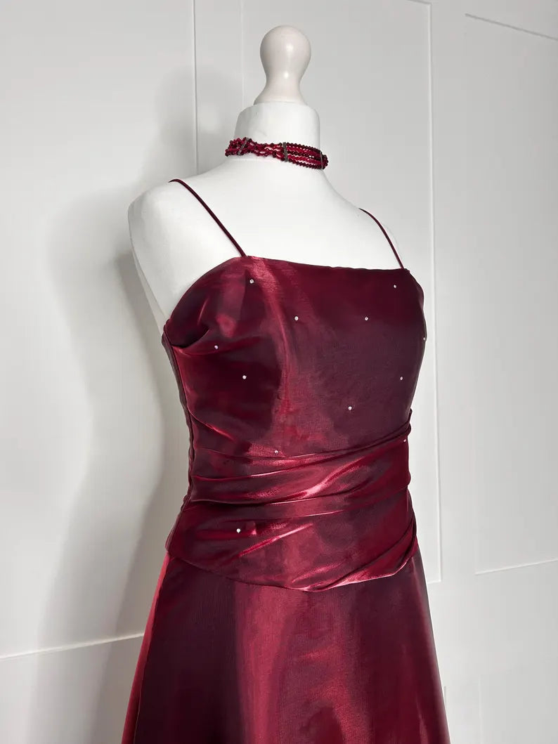 Evening Dress Matching Scarf Two Piece Set Spaghetti Strap Elegant Vintage prom dress Formal Wear Dresses