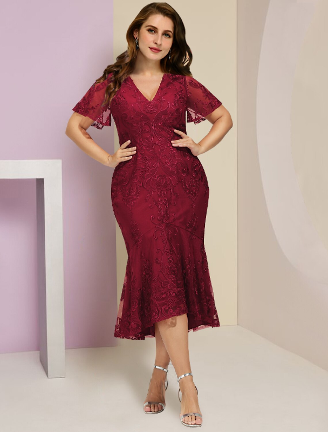 Mother of the Bride Dresses Plus Size Curve Hide Belly Wedding Guest P Aabei Dress Mother of the Bride Dresses Plus Size Curve Hide Belly Wedding Guest P Aabei Dress