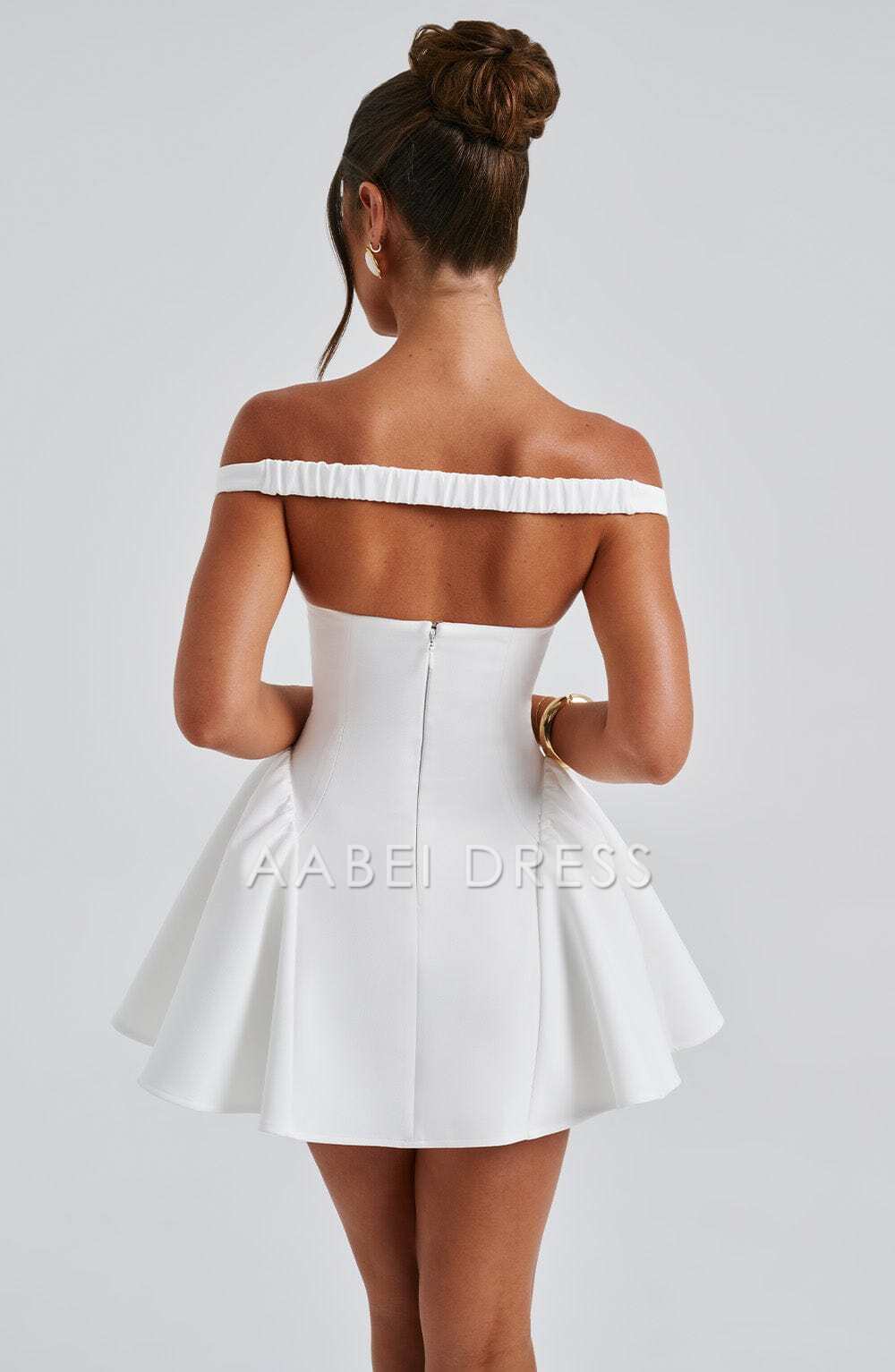 AABEI DRESS Hot Sale Homecoming Dress Off Shoulder Backless Playful Mini Dress Voluminous Short Prom Dresse