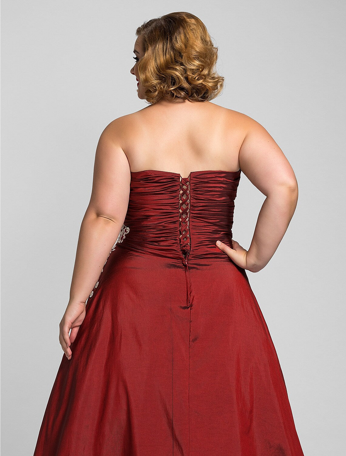 Sparkling Mermaid Trumpet V-Neck Backless Sequin Prom Dress with Sweep Train.