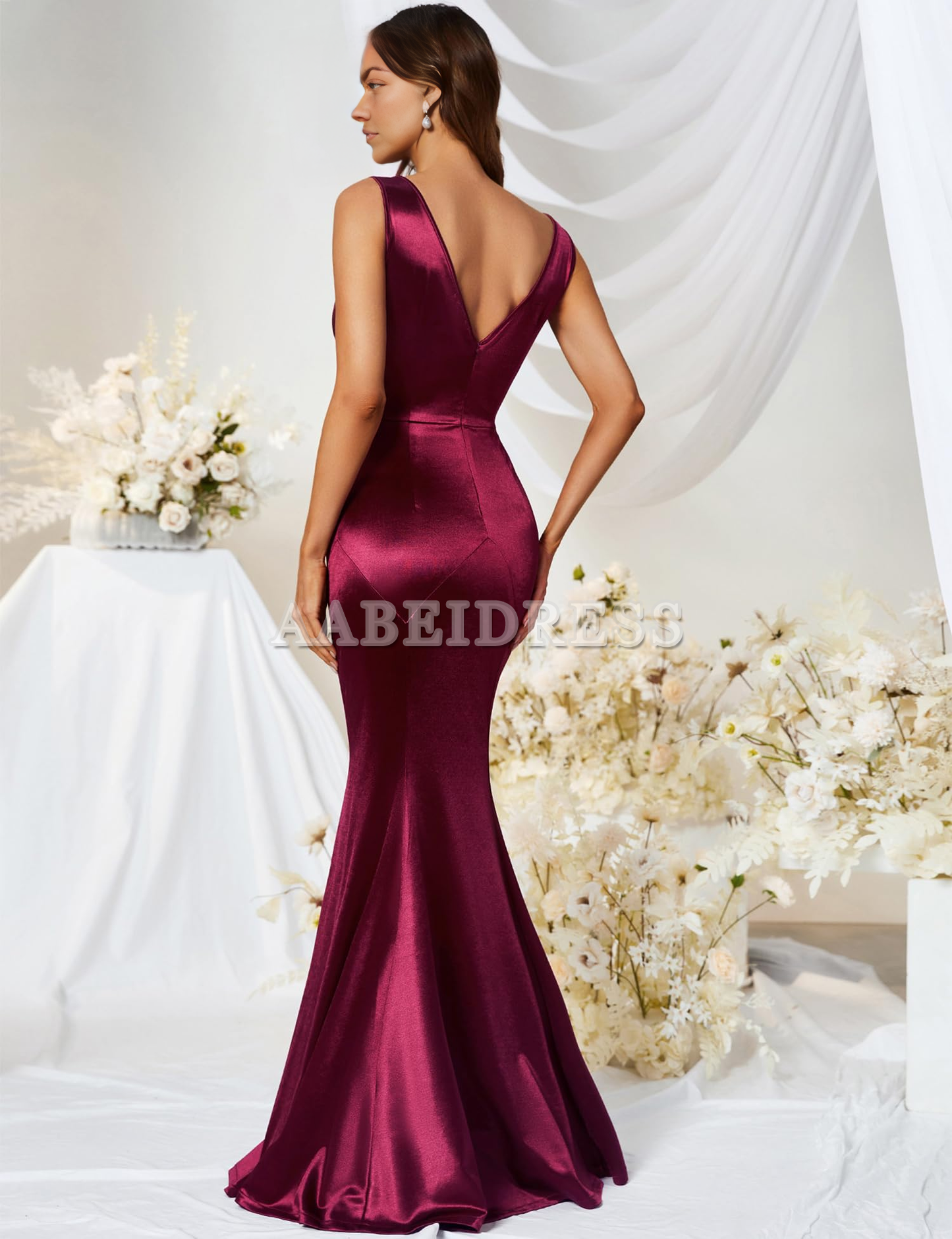 Prom Dress Women's Elegant Mermaid Cultivate oneself Sleeveless Gowns Evening Dress Formal Wear Dresses