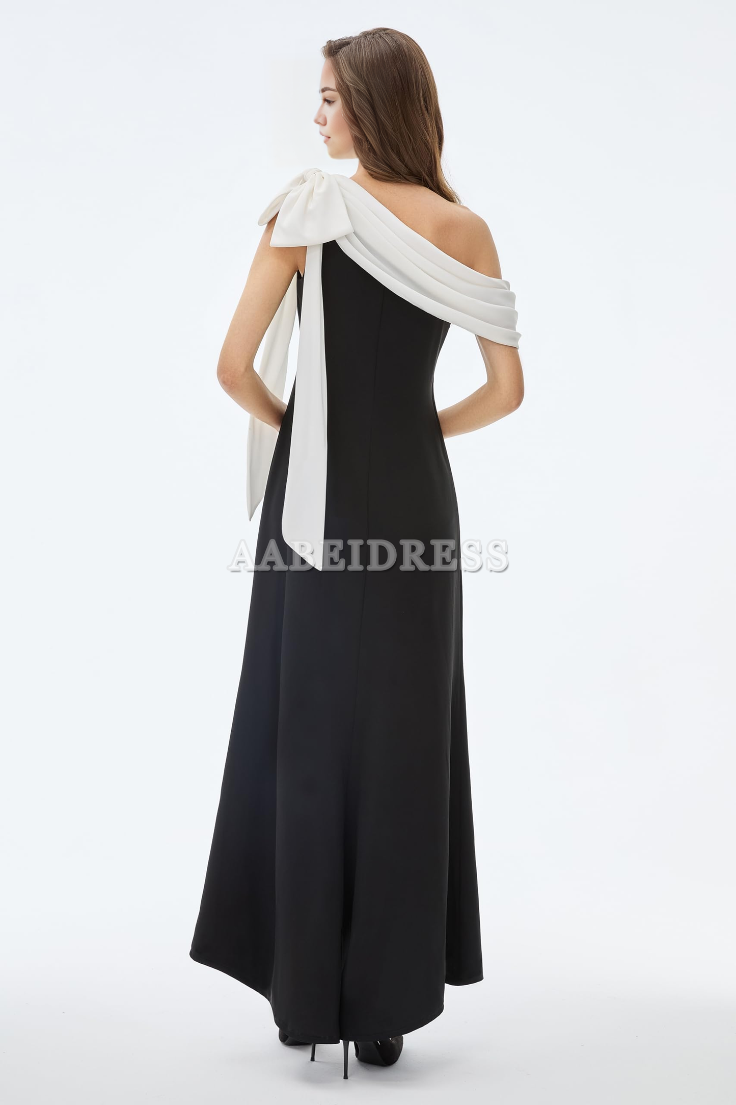 Prom Dress Charming Bow knot One Shoulder Evening Dresses Cocktail Party Dress Exquisite Formal Wear Dresses Wedding Guests Dresses