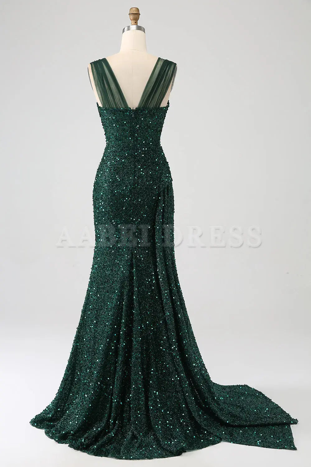 Prom Dress  Heart-shaped collar Sparkly Sheath Shining Pleated Long Side Fork Gorgeous High Quality Formal Wear Dresses
