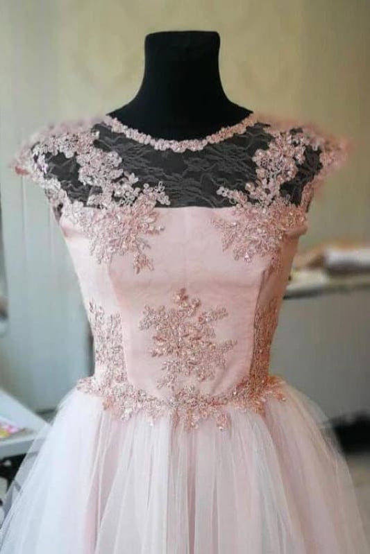 AABEI DRESS Homecoming Dress A Line Short Tulle Lace Appliuques Cute Graduation Dress Prom Dress