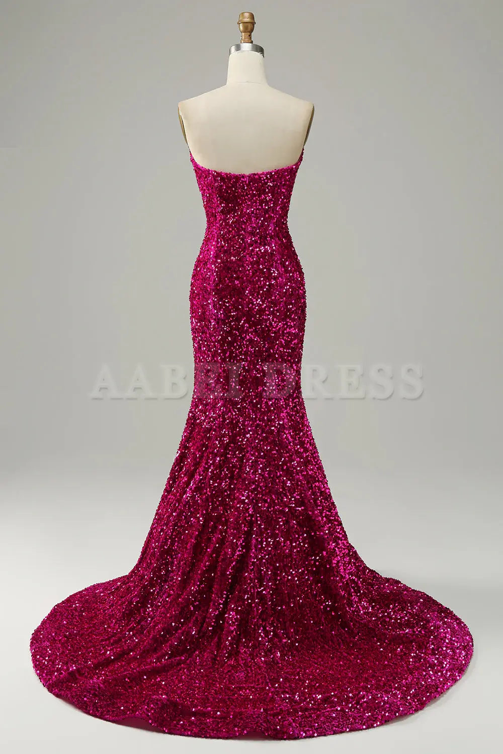Prom Dress Mermaid Cultivate oneself Sweetheart Neck Sequined Sweep Train Charming Formal Wear Dresses