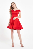 AABEI DRESS Short Dress Fashion Elegant A Line Off The Shoulder Sweetheart Simple Temperament New Homecoming Dress