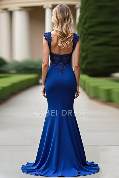 AABEI DRESS Mother Of The Bride Dress Mermaid Sweetheart Backless Appliques Exquisite Formal Wear Dresse