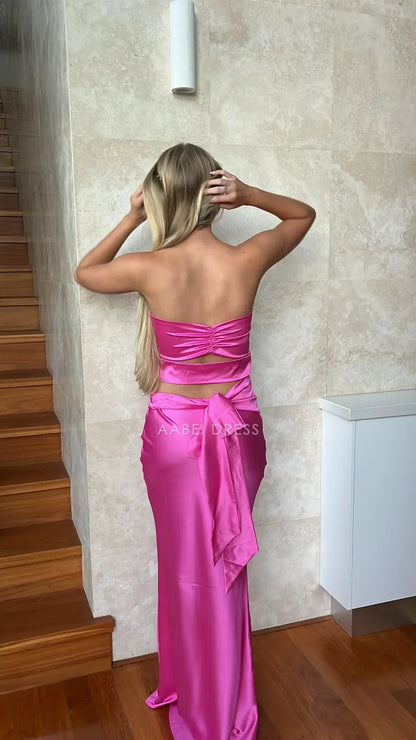 AABEI DRESS Party Dress Mermaid Strapless Hollow Out Backless Exquisite Prom Dress